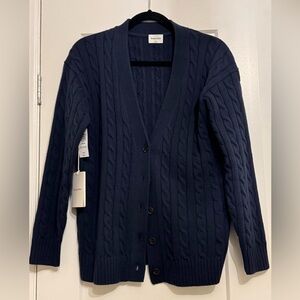 NWT Aritzia - Sunday Best - Lamora Cardigan - Total Eclipse - size XS